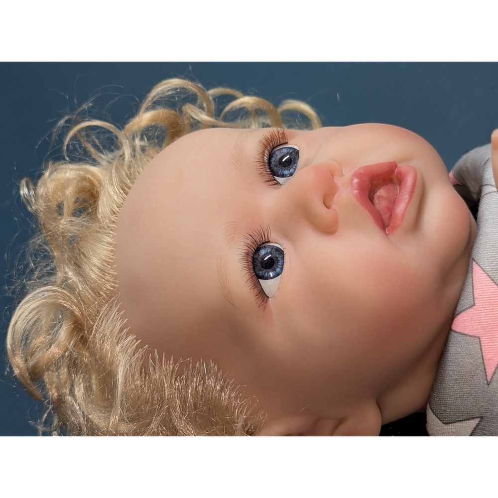 18'' Real Infant Reborn? Doll Real Baby Doll Lifelike Baby Hand-rooted Hair - Picture 3 of 14